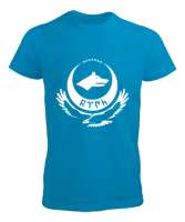 Göktürk,Göktürk logosu,Türkiye. Turkuaz Erkek Tişört - Tisho