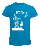 Göktürk,Göktürk logosu,Türkiye. Turkuaz Erkek Tişört - Tisho