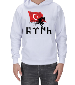 GÖKTÜRKLER TASARIMLI Erkek Kapşonlu - Tisho