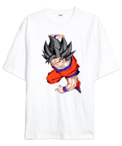 Tisho - Goku Tasarım Oversize Unisex Tişört
