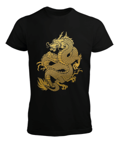 Gold Ejderha Erkek Tişört - Tisho