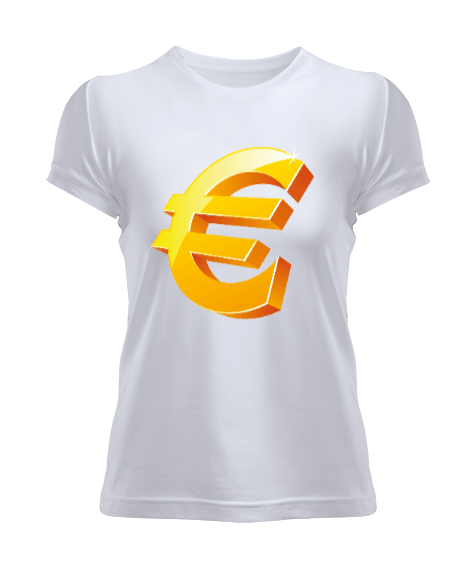 Tisho - Golden Euro Hoodie Kadın Tişört