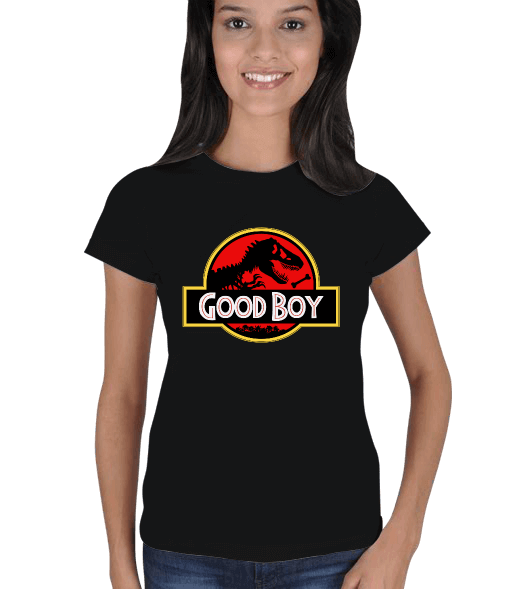 Tisho - Good Boy - Jurassic Kadın Tişört