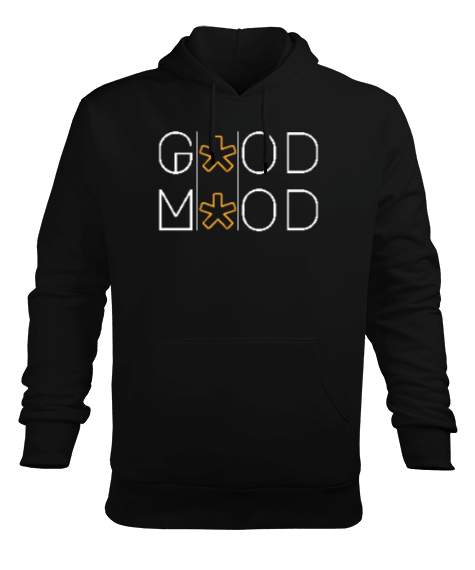 Tisho - Good Mood Erkek Kapüşonlu Hoodie Sweatshirt