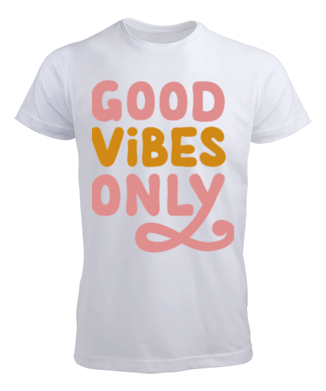 Tisho - Good Vibes Only Erkek Tişört