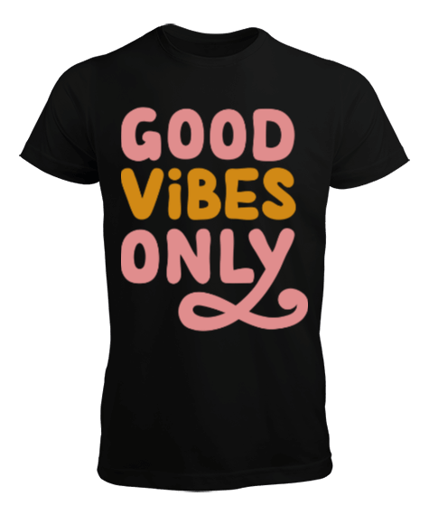 Tisho - Good Vibes Only Erkek Tişört