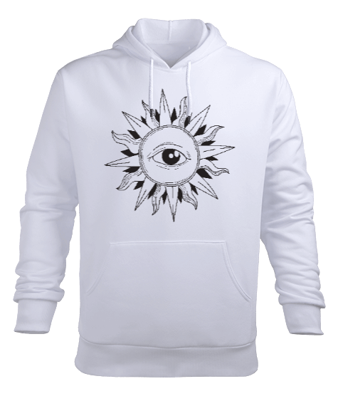 Tisho - Gothic Tarz Erkek Kapüşonlu Hoodie Sweatshirt