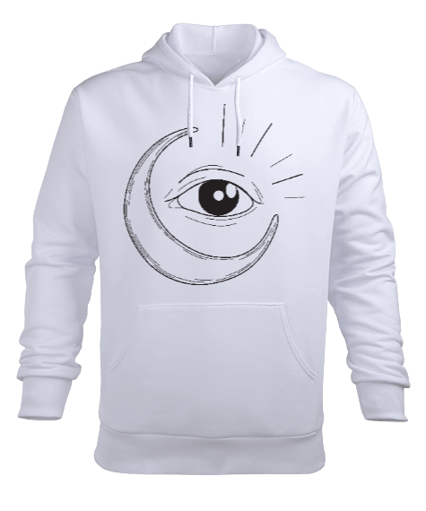 Tisho - Gothic Tarz Erkek Kapüşonlu Hoodie Sweatshirt