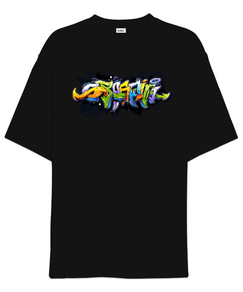 Tisho - Graffiti Oversize Unisex Tişört