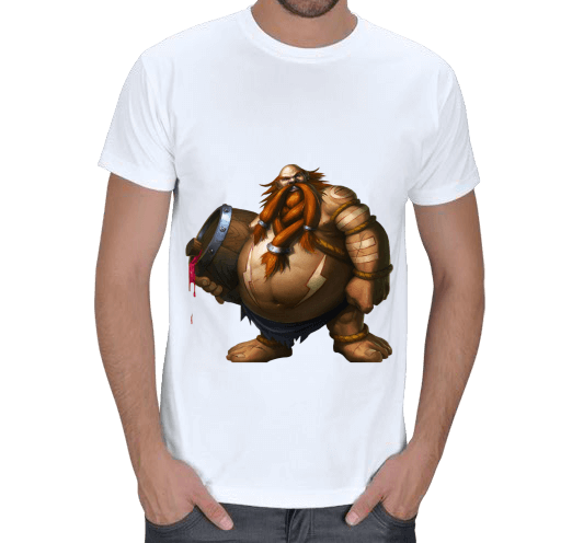 Tisho - Gragas T-Shirt Beyaz Erkek Tişört