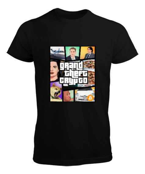 Grand Theft Crypto Erkek Tişört