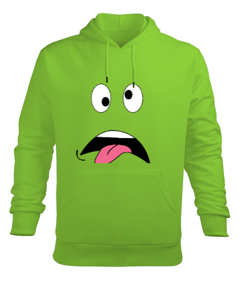 Tisho - GREEN SHOW Erkek Kapüşonlu Hoodie Sweatshirt