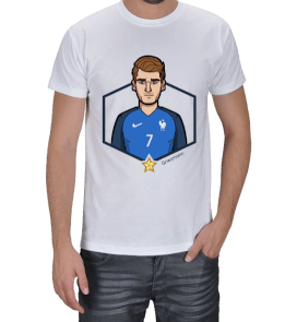 Tisho - Griezmann Football Erkek Tişört