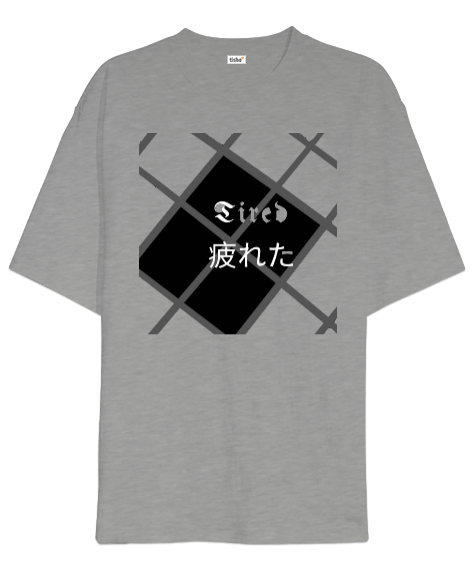 Tisho - Grunge Dark Oversize Unisex Tişört