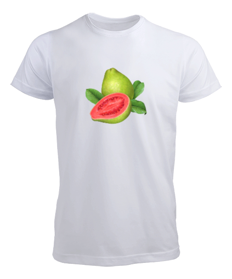 Tisho - Guava meyvesi Beyaz Erkek Tişört