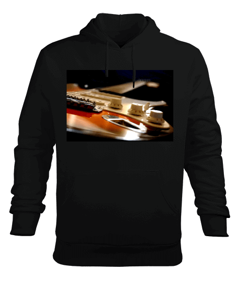 Tisho - guitar Erkek Kapüşonlu Hoodie Sweatshirt