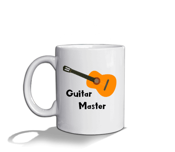 Guitar Master Gitar Ustası Beyaz Kupa Bardak