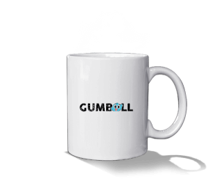 Gumball Beyaz Kupa Bardak - Thumbnail