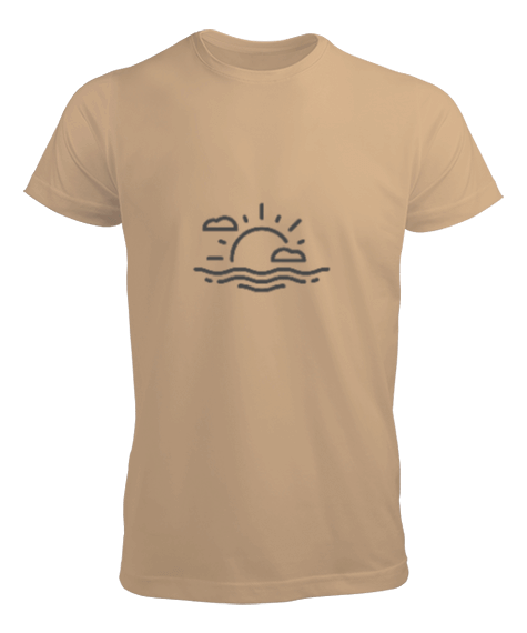 Tisho - Güneş tasarımlı Erkek Tişört