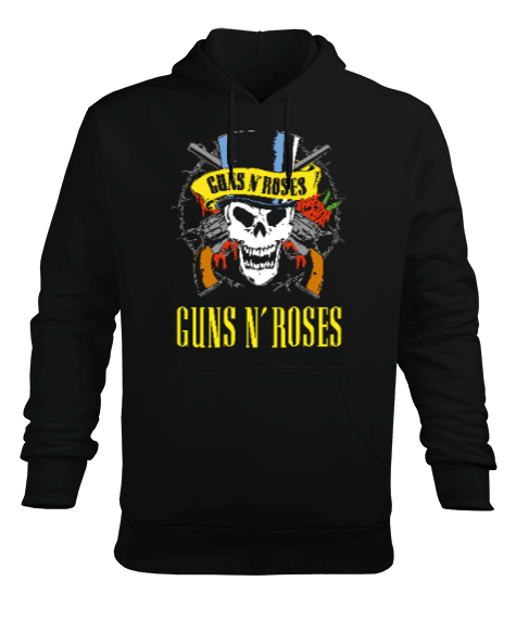 Tisho - Guns N Roses Erkek Kapüşonlu Hoodie Sweatshirt