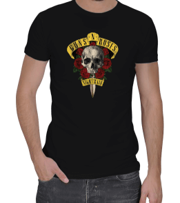 Tisho - Guns N Roses Erkek Regular Kesim Tişört