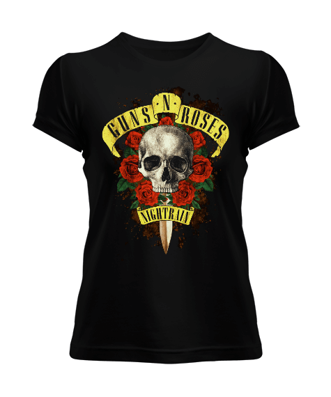 Tisho - Guns n Roses Night Rain Kadın Tişört