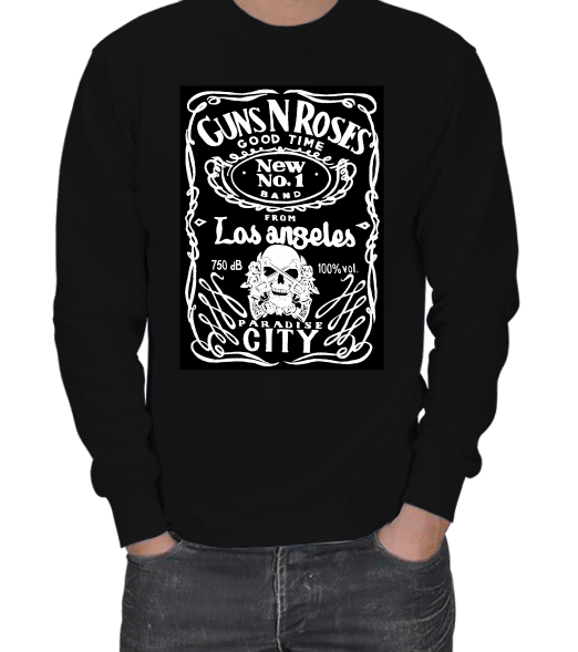 Tisho - Guns N Roses - Paradise City - Vintage ERKEK SWEATSHIRT