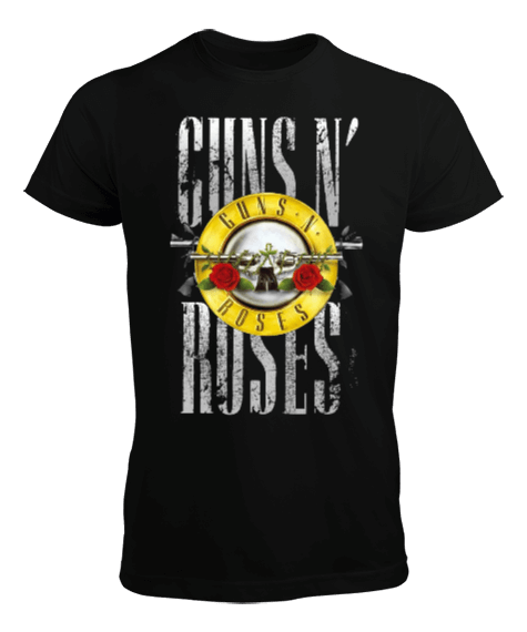 Tisho - Guns N Roses Rock Baskılı Erkek Tişört