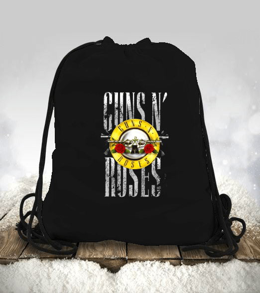 Tisho - Gunsn Roses Büzgülü spor çanta