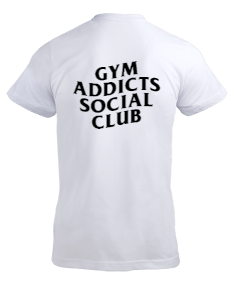 GYM Addıcts Socıal Club Erkek Tişört - Thumbnail