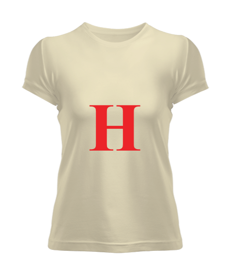 Tisho - H harfli Kadın Tişört