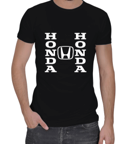Tisho - H Logo Tasarımlı Honda Erkek Regular Kesim Tişört