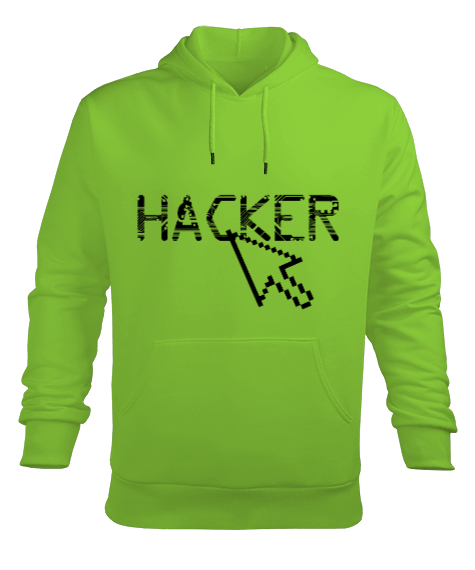 Tisho - Hacker Erkek Kapüşonlu Hoodie Sweatshirt