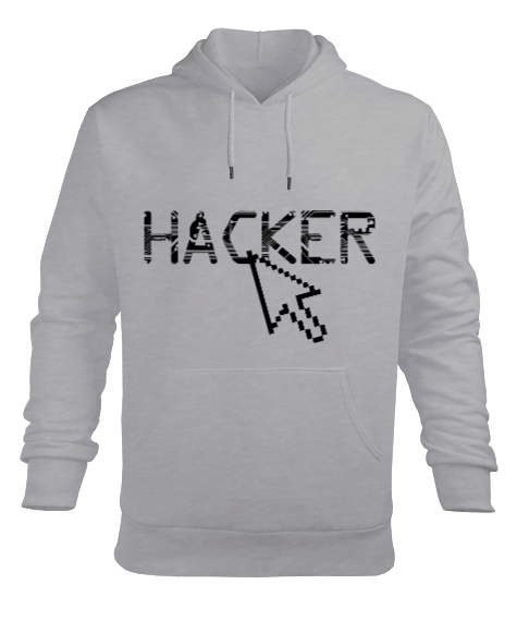 Tisho - Hacker Erkek Kapüşonlu Hoodie Sweatshirt