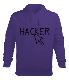Tisho - Hacker Erkek Kapüşonlu Hoodie Sweatshirt