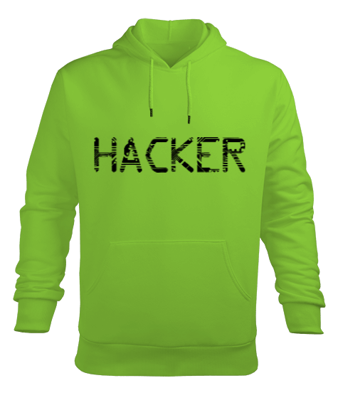 Tisho - Hacker Erkek Kapüşonlu Hoodie Sweatshirt