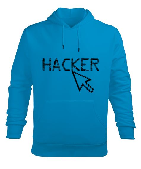 Tisho - hacker Erkek Kapüşonlu Hoodie Sweatshirt