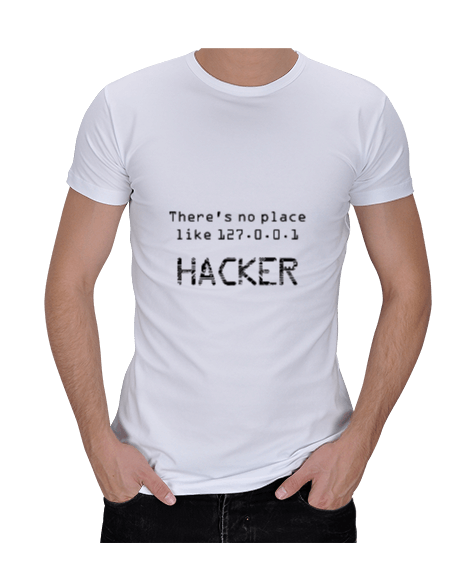 Tisho - Hacker Erkek Regular Kesim Tişört