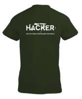 Hacker Haki Yeşili Erkek Tişört - Thumbnail