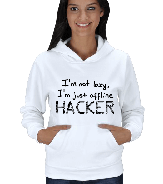 Tisho - hacker sweat Kadın Kapşonlu