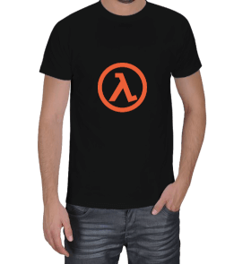 Tisho - Half Life Lambda Logo Erkek Tişört