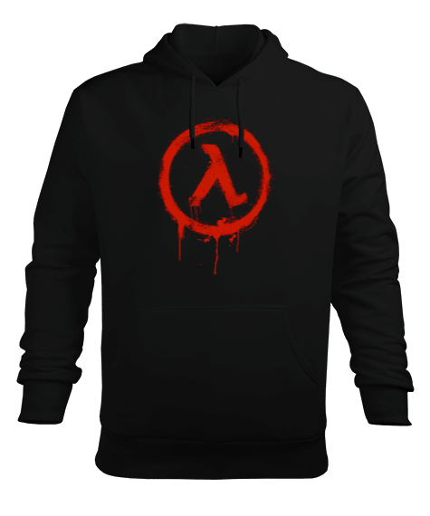 Tisho - Half Life Logo Erkek Kapüşonlu Hoodie Sweatshirt