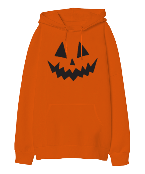 Tisho - Halloween Oversize Unisex Kapüşonlu Sweatshirt