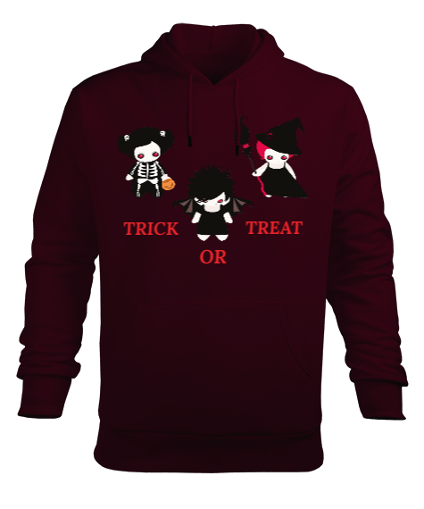 Tisho - Hallowen Erkek Kapüşonlu Hoodie Sweatshirt