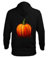 Hallowen Siyah Erkek Kapüşonlu Hoodie Sweatshirt - Thumbnail