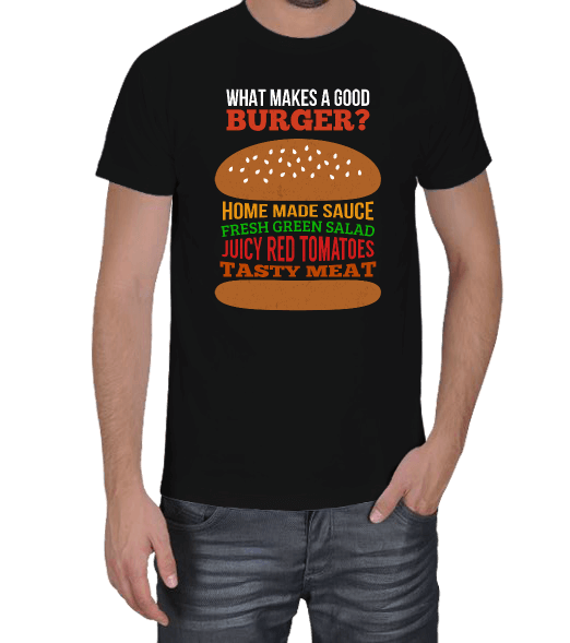 hamburger Erkek Tişört