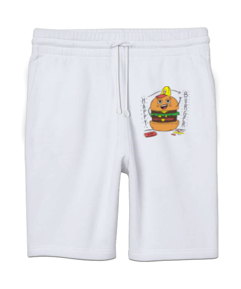 Tisho - Hamburger logo Unisex Sweatshirt Şort Regular Fit