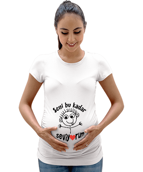 Tisho - Hamile tişörtü Kadın Hamile Tişört