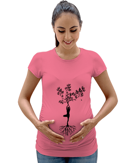 Tisho - Hamile Yoga Kadın Hamile Tişört