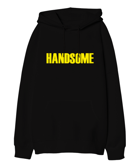 Tisho - Handsome Oversize Unisex Kapüşonlu Sweatshirt
